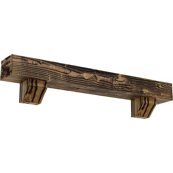 Kit w/ Ashford Corbels, NaturaL Golden Oak, 6